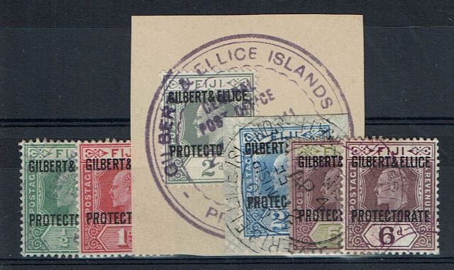 Image of Gilbert & Ellice Islands SG 1/6 FU British Commonwealth Stamp